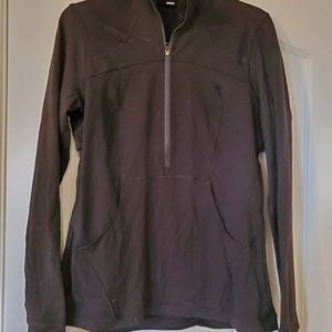 Lululemon athletica Black Long Sleeve Half-Zip Pullover